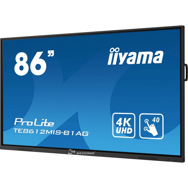 Monitor POS touchscreen iiyama ProLite TE8612MIS-B1AG, 85,6 inch
