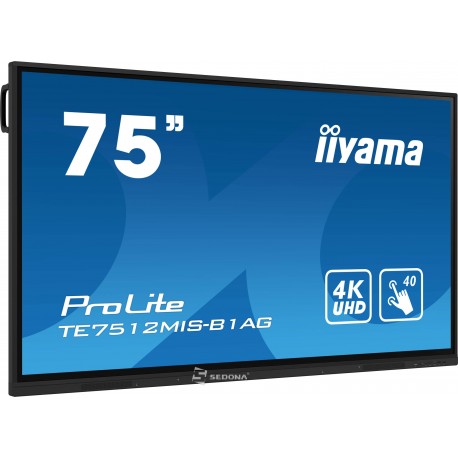 Monitor POS touchscreen iiyama ProLite TE8612MIS-B1AG, 85,6 inch