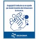 Employees must wash their hands card – 16 x 20 cm
