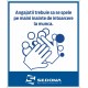 Employees must wash their hands sign – 16 x 20 cm