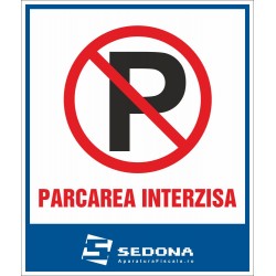 No Parking sign – 16 x 20 cm