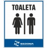 WC sign – 16 x 20 cm