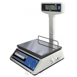 Price Computing Scale Tem EGE LCD with Pole - 15/30 kg - without Connexion - Power Supply 