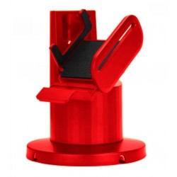 Autonomous stand for bank terminal (POS), rotating, red