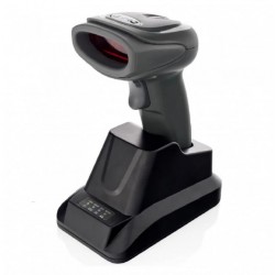 Wireless barcode reader Adpos EasyGo23, 2D, Wireless, BT, USB, with stand