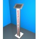 Floor Stand for 10” Tablet, Lighted, Customizable - Buy or Rent