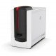 Evolis Agilia card printer, single side, Ethernet, USB kit