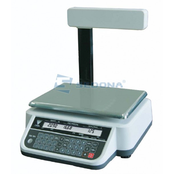 Cantar comercial Digi DS782 P 6/15/30 kg - Cu conectare RS232 - Acumulator