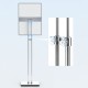 Panou publicitar LED pardoseala unidirectional, A2, telescopic, reincarcabil, vertical, 600x435mm