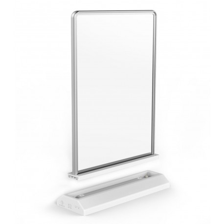 Panou publicitar LED stand bidirectional, A4, reincarcabil, vertical, 318.5x240mm