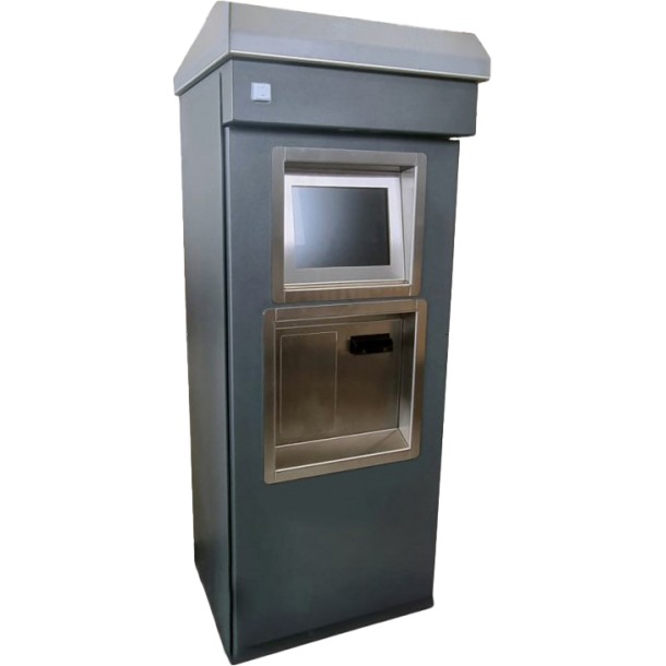 Kiosk de exterior pentru primarii, cu ecran touch 15”, software, instalare