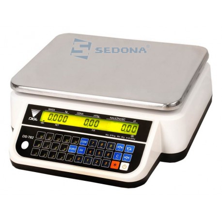 Cantar comercial Digi DS782 B 6/15/30 kg - Cu conectare RS232 - Acumulator