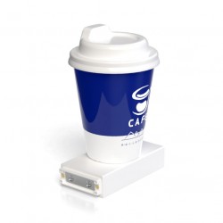 Magnetic LED light box, 3D coffee cup, 140mm, 6500K, IP20