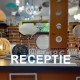 Litere luminoase RECEPTIE, 3D, magnetic, baza, 436x95mm, 6500K 