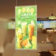 Bidirectional suspended LED advertising panel, A0, vertical, 1200x600mm