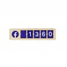 Real time counter for Facebook Smiirl