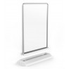 Panou publicitar LED stand bidirectional, A5, vertical, 228x168mm