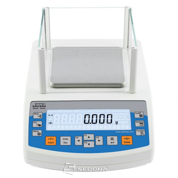 Precision balance Partner PS 210 128 x 128 mm, 210 g, 0,001g - with Metrological Approval