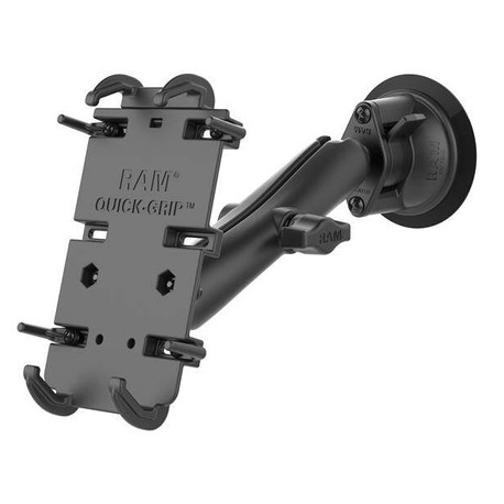 Suport pentru telefon RAM Quick-Grip™ XL cu ventuza Twist-Lock™ - lung