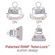 Suport pentru telefon RAM Quick-Grip™ XL cu ventuza Twist-Lock™ - lung