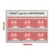 Click frame notice board with DURAFRAME Display, format 770 x 1000mm, format A4 (210 x 297 mm), Landscape