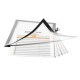 Click frame notice board with DURAFRAME Display, format 770 x 1000mm, format A4 (210 x 297 mm), Landscape