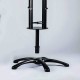 Black Rotating Stand, 360 degrees, brochure display, with 12 pockets A4 format (210x297 mm), Portrait