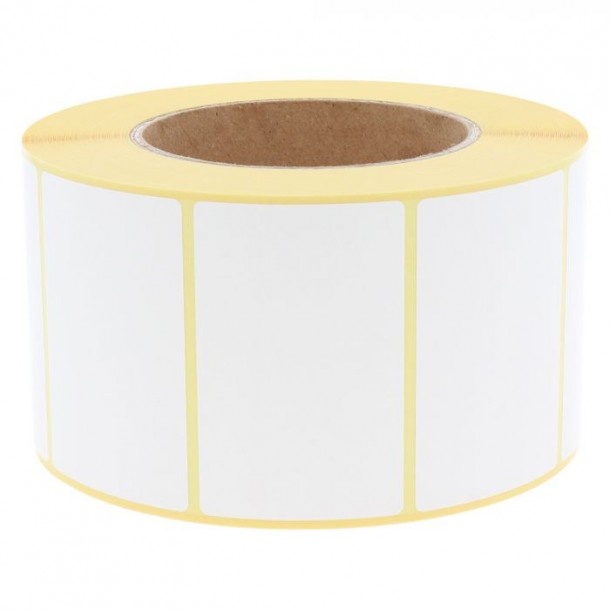 Direct thermal self-adhesive label roll 70x42 mm, FI40, (1000 labels)