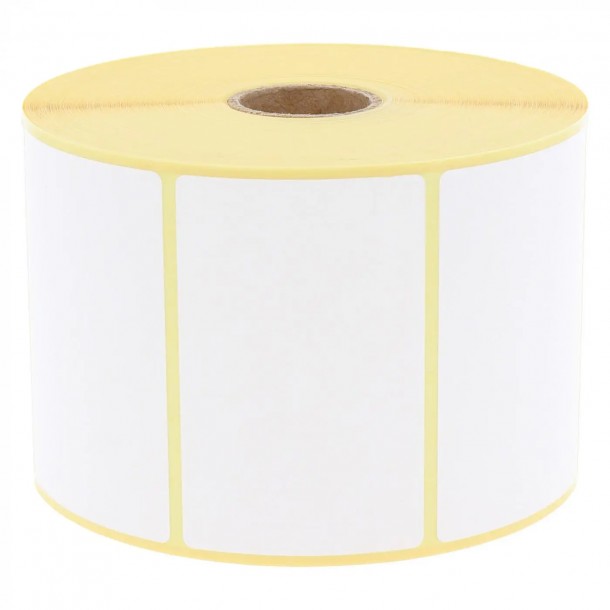 Roll of semi-gloss thermal transfer self-adhesive labels 70x45 mm, FI40, (1000 labels)
