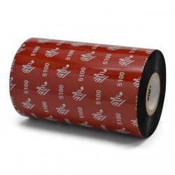 Ribon Zebra 5100 110mm x 450m, negru, OUT Ribon Zebra 5100 110mm x 450m, negru, OUT