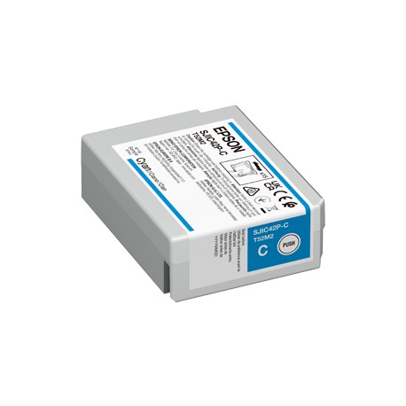 Cartus cerneala Epson ColorWorks C4000E, SJIC42P-C, cyan