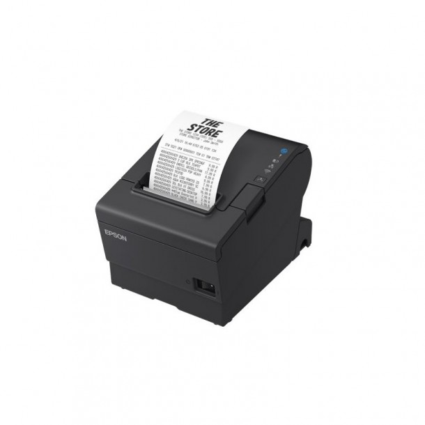 Imprimanta termica Epson TM-T88VII, USB, Serial, Ethernet, auto-cutter, neagra