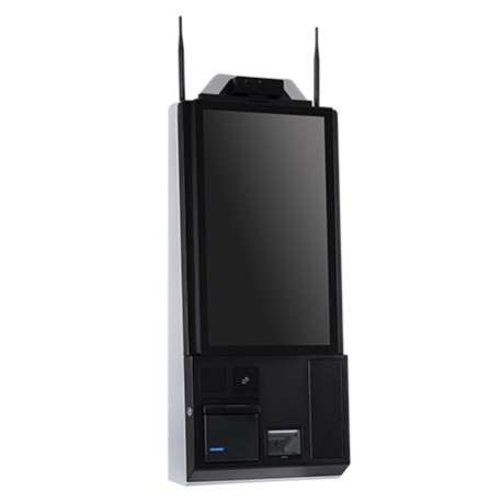 Terminal self-service Aures ADVANTECH UTK-3000 cu imprimanta, scanner 2D