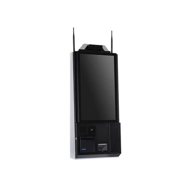 Terminal self-service Aures ADVANTECH UTK-3000 cu imprimanta, scanner 2D