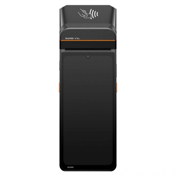 Terminal mobil SUNMI V3H, Android GPS, USB-C, BT, Wi-Fi, eSIM, 4G, NFC
