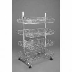 Market Basket With 8- A109 Large L:70 Cm
