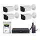 Kit 4 camere bullet 2 MP, hardisk inclus