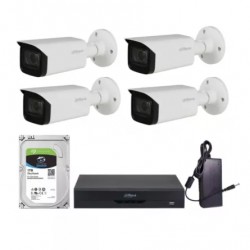 Kit 4 camere bullet 2 MP, hardisk inclus Kit 4 camere bullet 2 MP, hardisk inclus