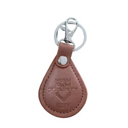 LEATHER KEYFOB-Wigand card proximity tag