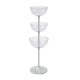 Stand expunere produse vrac, cu 3 boluri de 300 mm