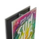 Panou Informativ S7 (700x1000mm), rama cu print pe textil inclus si picior aluminiu, dubla fata