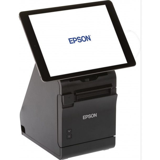 Imprimanta termica Epson TM-m30II-S cu stand integrat pentru tableta