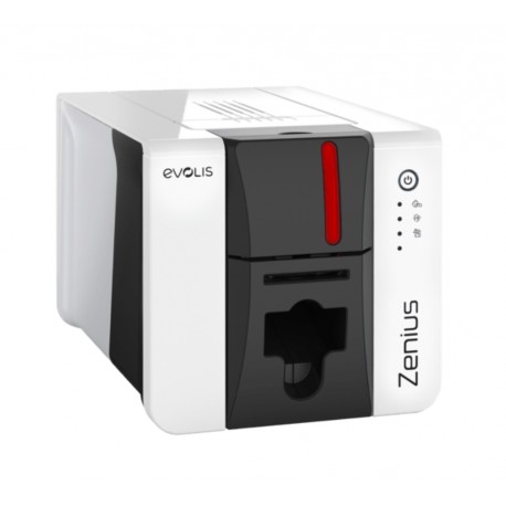 Evolis Zenius 2 Card Printer — Single-Side, USB, Ethernet