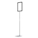 Stand reglabil gri, telescopic (350-550mm), cu rama plastic neagra, format A3