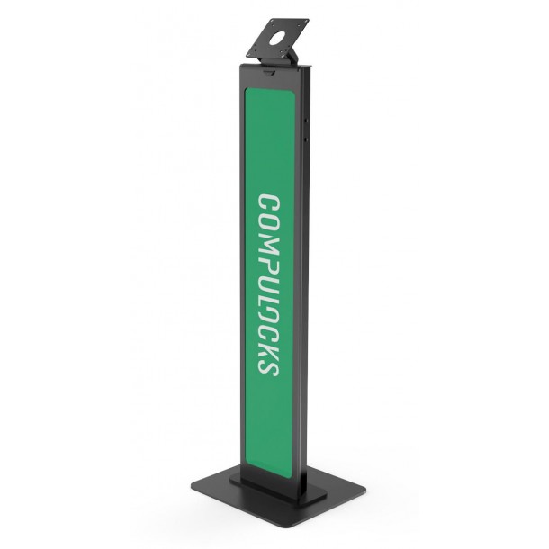 Floor Stand with Custom Branding Panel Compulocks