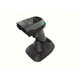 Cititor coduri de bare industrial fara fir EasyGo25CID, 2D, Imager, Wireless, BT, USB, cu stand