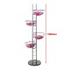 Stand expunere produse vrac, cu 4 boluri de 300 mm, sistem modular