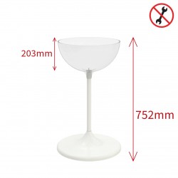 Bol transparent de 17 L (diam. 407mm) pentru expunere produse vrac