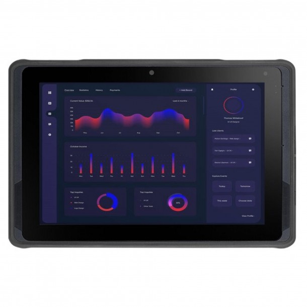 Advantech AIM-68S 10,1" tablet, USB, BT, Wi-Fi, NFC, SSD, Windows 11