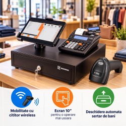TABLET POS System with Sedona POS App, Stand, Cash Register, Scanner